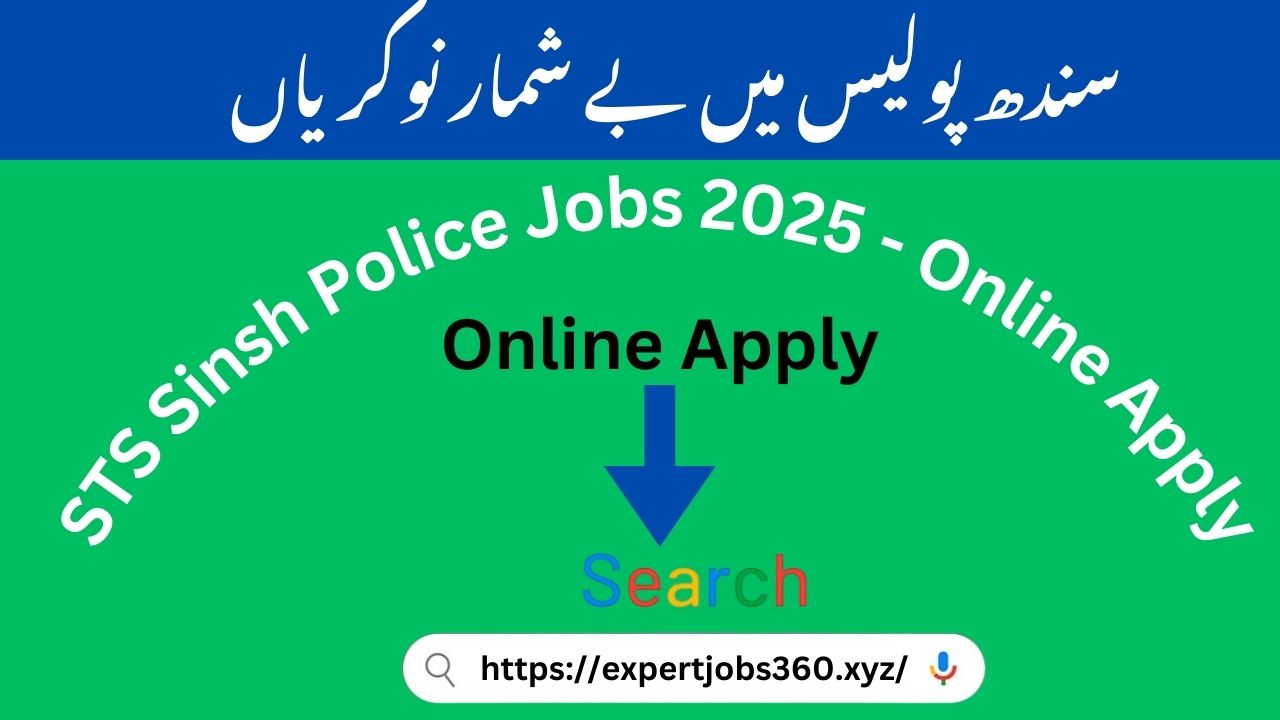 STS Sindh Police Jobs 2025 - Online Apply